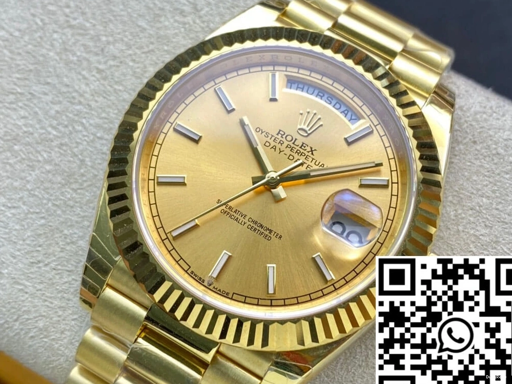 40MM Rolex Day Factory M228238-0003 Dial Date Gold EW 0714